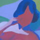 Unsigned woman canvas