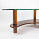 Table basse de forme libre, design français, 1960