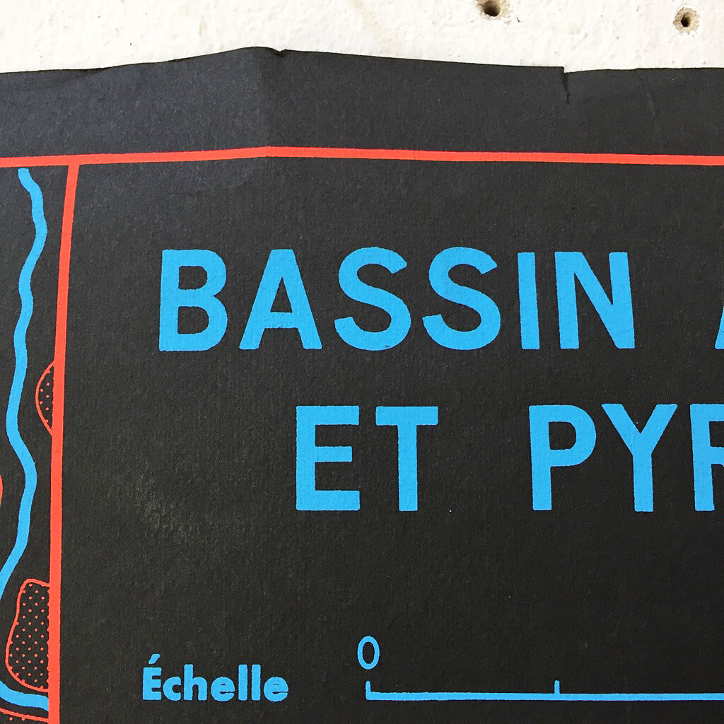 Aquitaine and Mediterranean school map