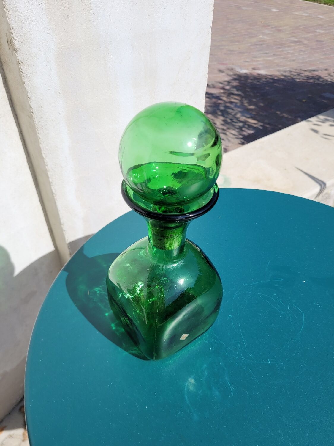 Vintage glass decanter