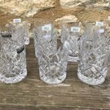Crystal whisky glasses (x11)