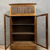 Notary's library with hidden secretary, Napoleon III period, circa 1860