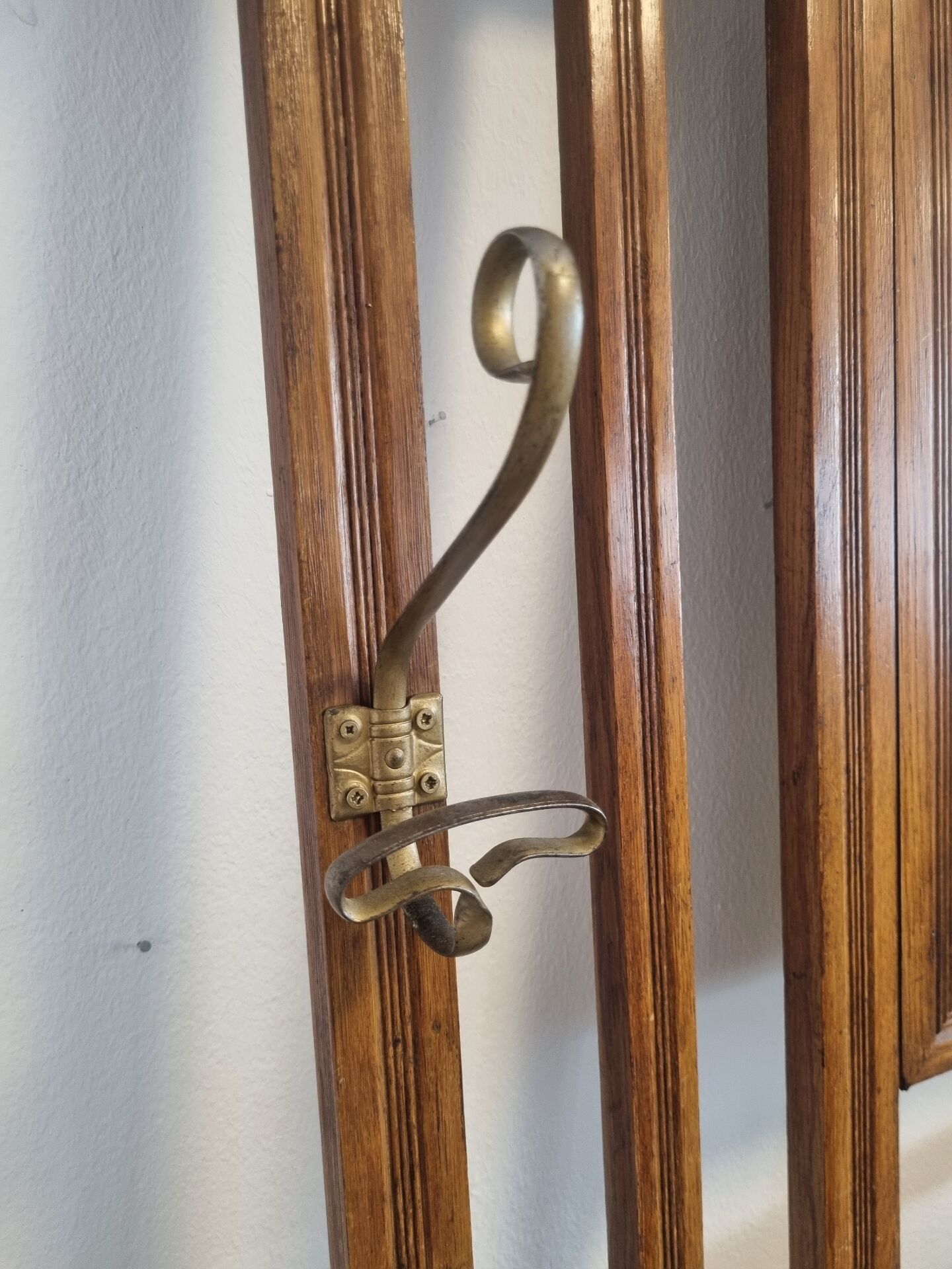 Old vintage coat rack wardrobe