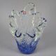 Vintage années 1970 lasilandia « art lasi » vase de glacier fait main finlandais