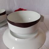 Large Lunch Duo Cups Limoges Lafarge