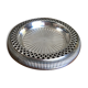 Silver metal bottle underside