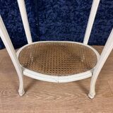 Louis XV Style Side Table or Pedestal Table in Lacquered Wood