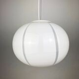 Venini Style Italian Glass Pendant Lamp, 1970s - Vintage Italian Art Glass Design
