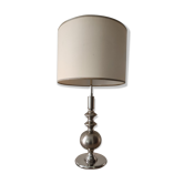 Barber lamp chrome metal brushed aluminum balls