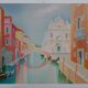 Janick LEDERLE: Gondolas in Venice, Original signed lithograph