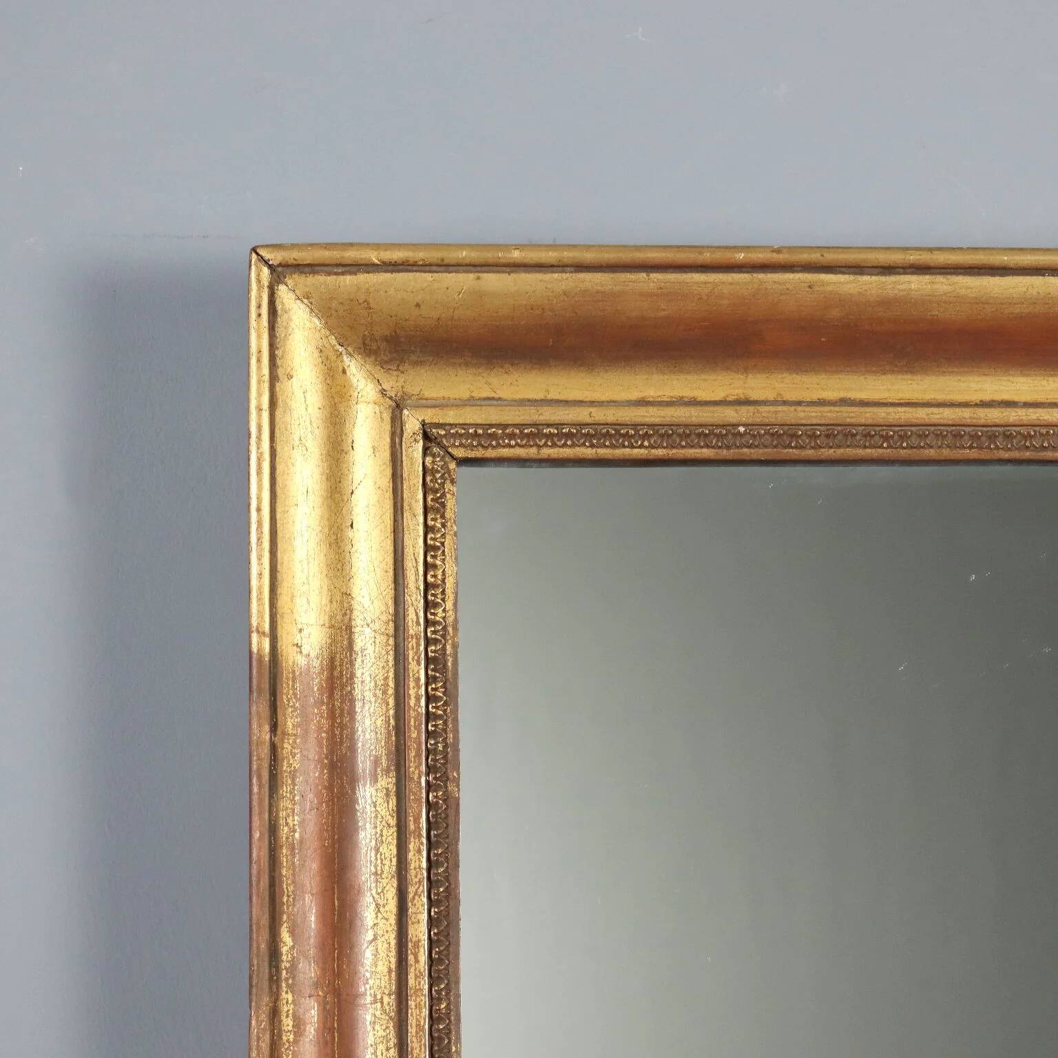Empire style gilded mirror - Italy 20th century