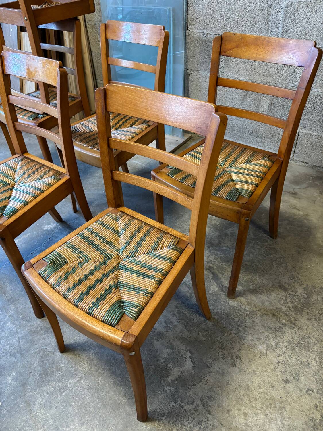 Monobloc bistro chairs