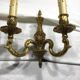 Pair of sconces Bronze 2 Lights