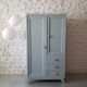 Light blue English wardrobe