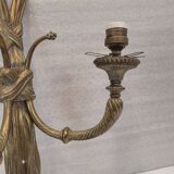 Applique en bronze style Louis XVI, France vers 1900