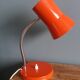 Lampe de bureau flexible années 70 orange