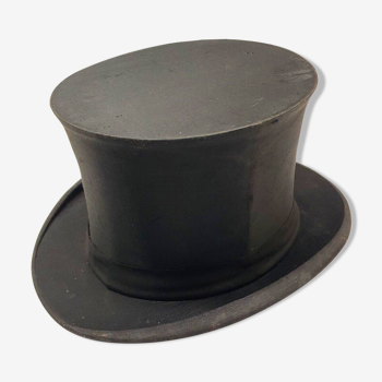 ancien chapeau noir haut de forme claque chapeaux mécaniques v david joinville informations sur l'o