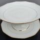 Pair two-course cake dishes Louroux Foecy vintage