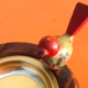 1950s hand ashtray turned wood bird décor