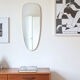 Miroir laiton vintage , H78cm