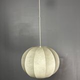 Midcentury space age cocoon hanging pendant ceiling lamp, 1960s