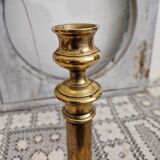 Ancien bougeoir en laiton