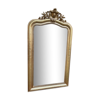 Louis Philippe - Napoleon III mirror with restored gold leaf