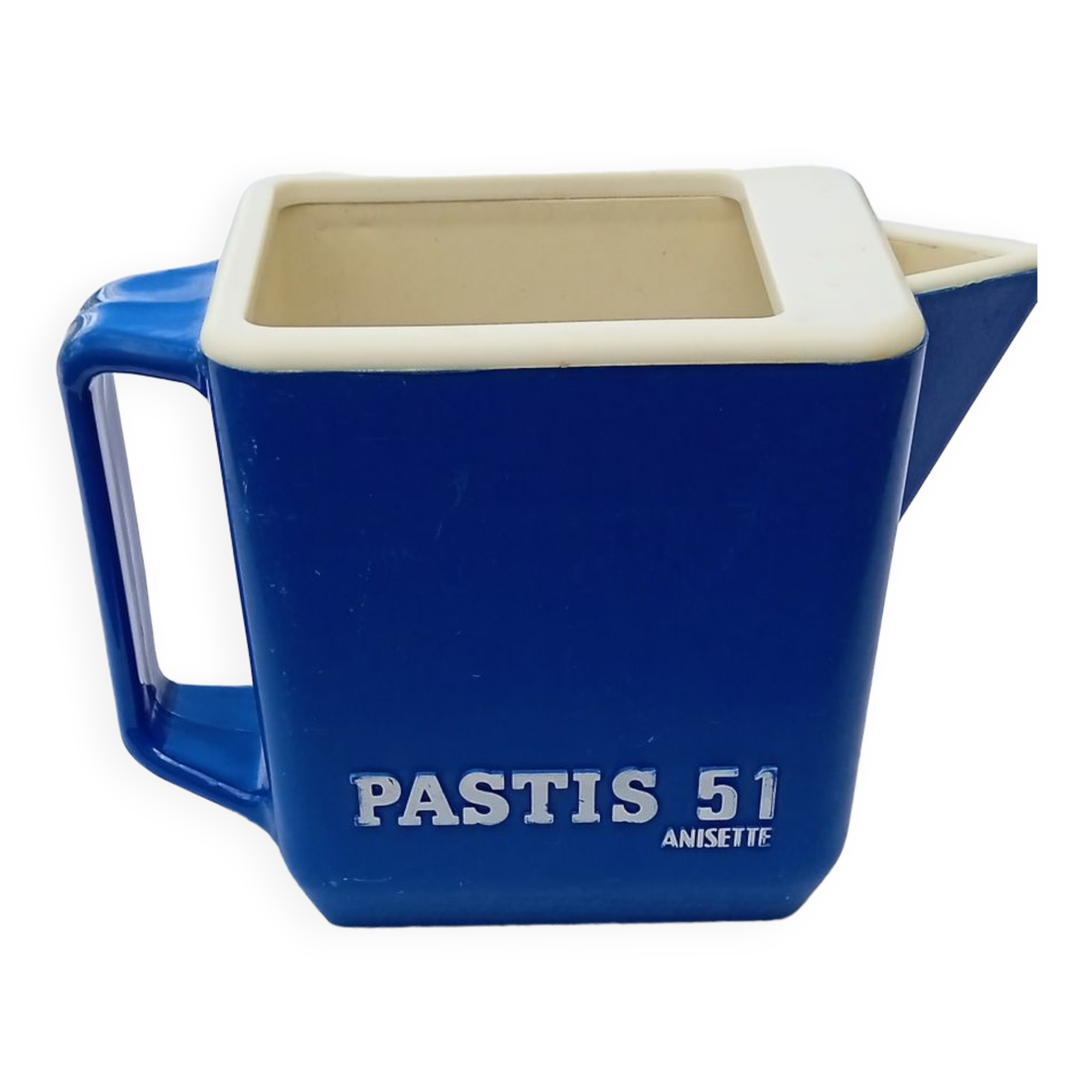 Pastis 51 blue plastic decanter