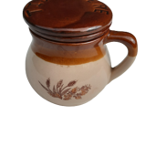 Mug tea in earthenware