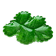 Green Ceramic Hors d'Oeuvres Dish in Leaf Shape, Art Deco Period