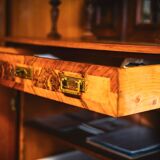 Antiker Gründerzeit-Schrank mit Wurzelfurnier – ca. 150 Jahre alt