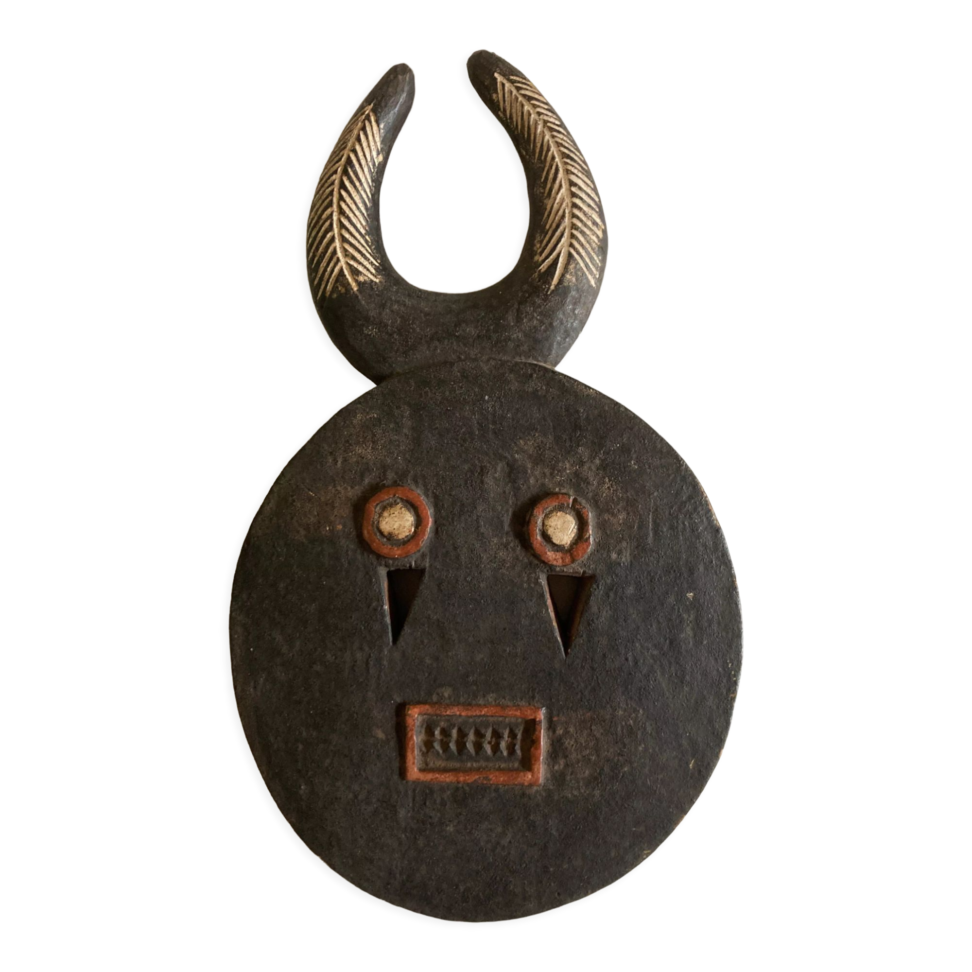Mask baoulé kplé kplé 1970 ivory coast african art