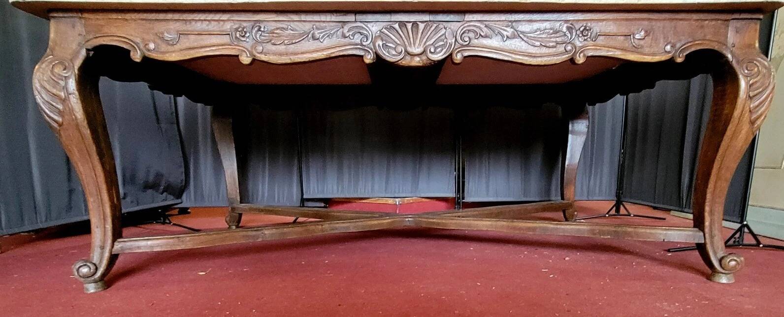 Important Louis XV style stone table or game table