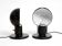 Pair of large 1980s Italian table lamps made of colorful multi-layer Murano