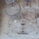 Set of 6 stemmed glasses in Biot style