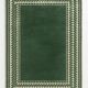 Traditional green Beni Ourain Moroccan rug, size 1.4/2.6 m.