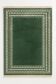 Traditional green Beni Ourain Moroccan rug, size 1.4/2.6 m.