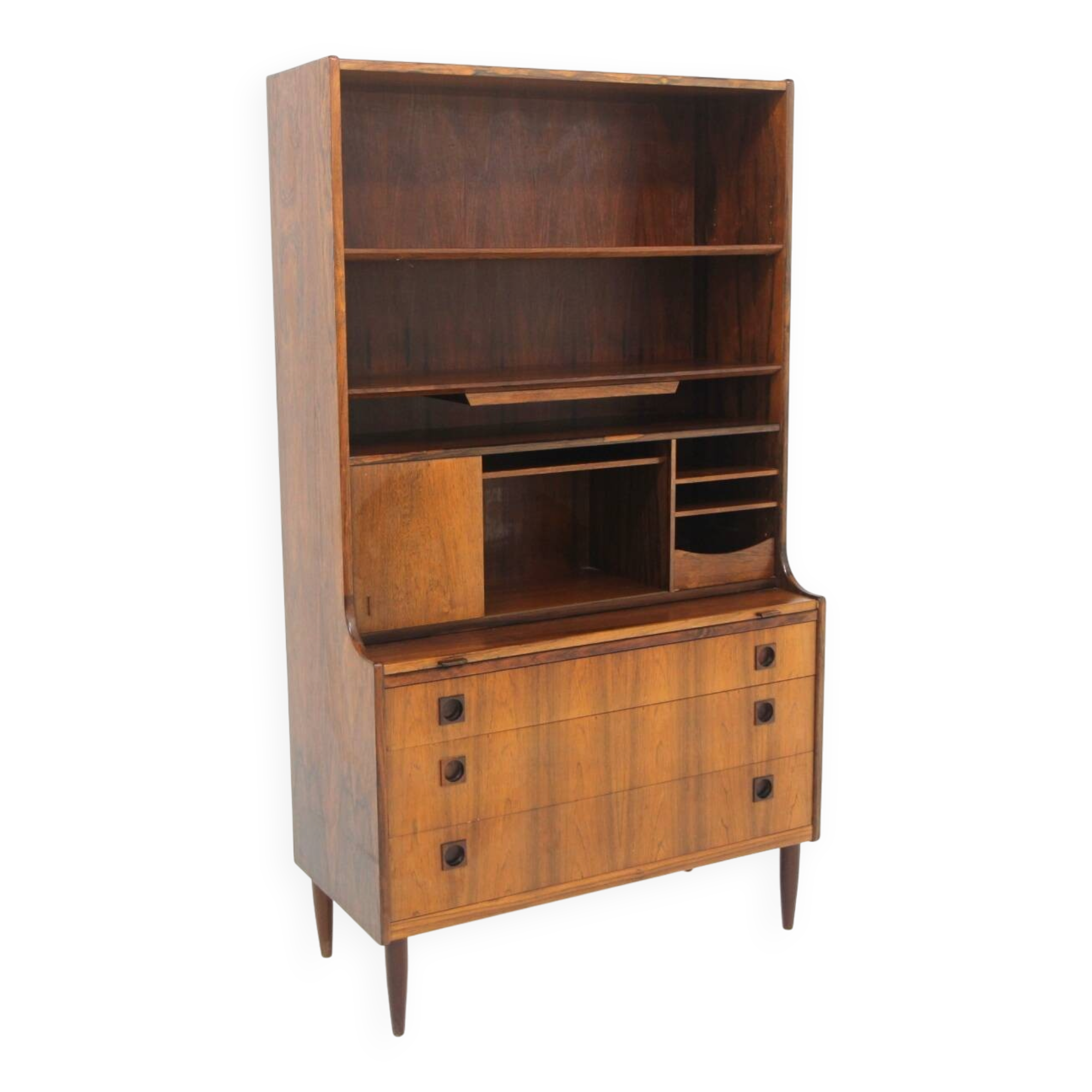 Secrétaire scandinave en palissandre, Albert Hansen Møbelfabrik, Danemark, 1960