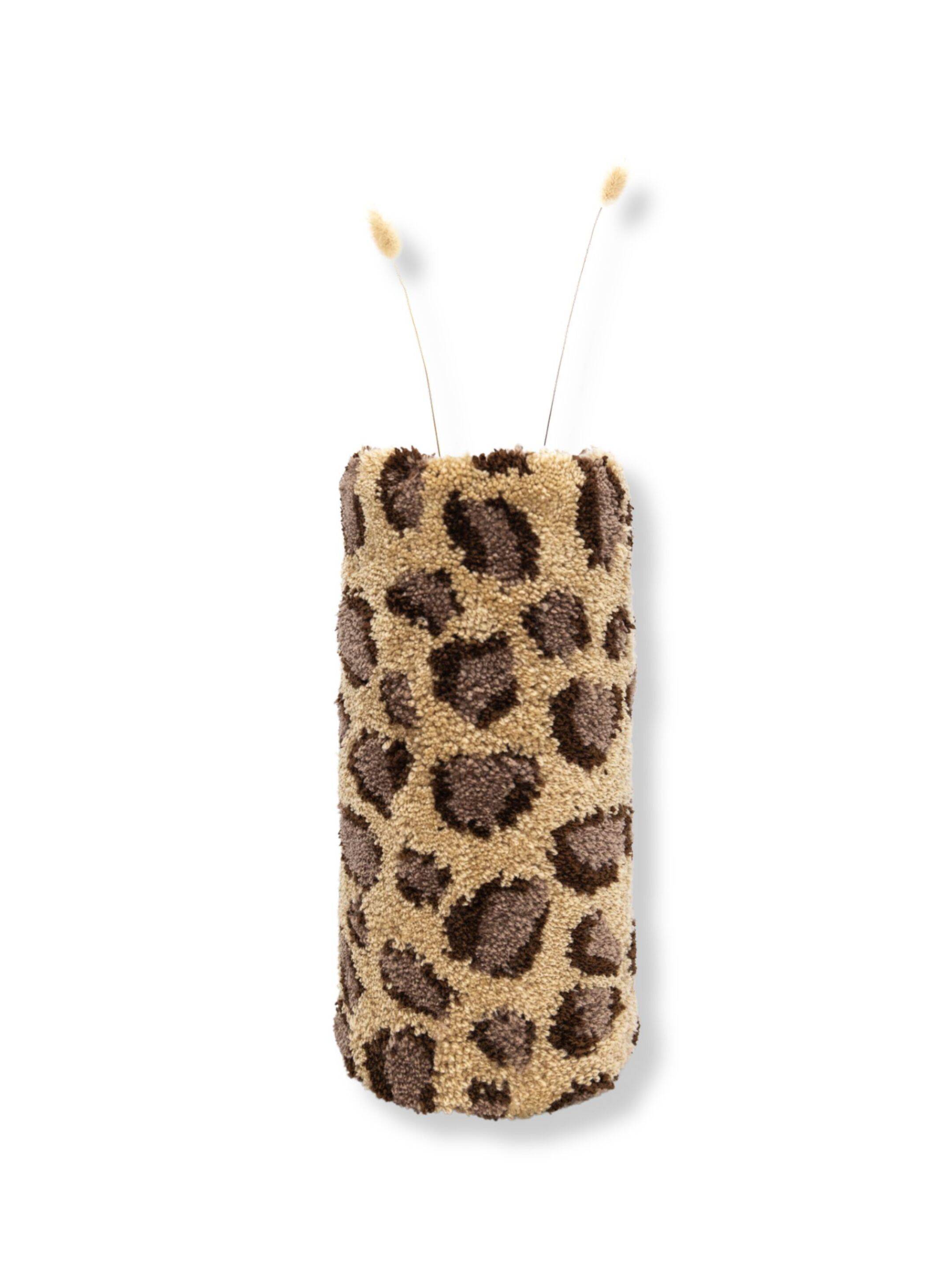 Large Leopard Vase