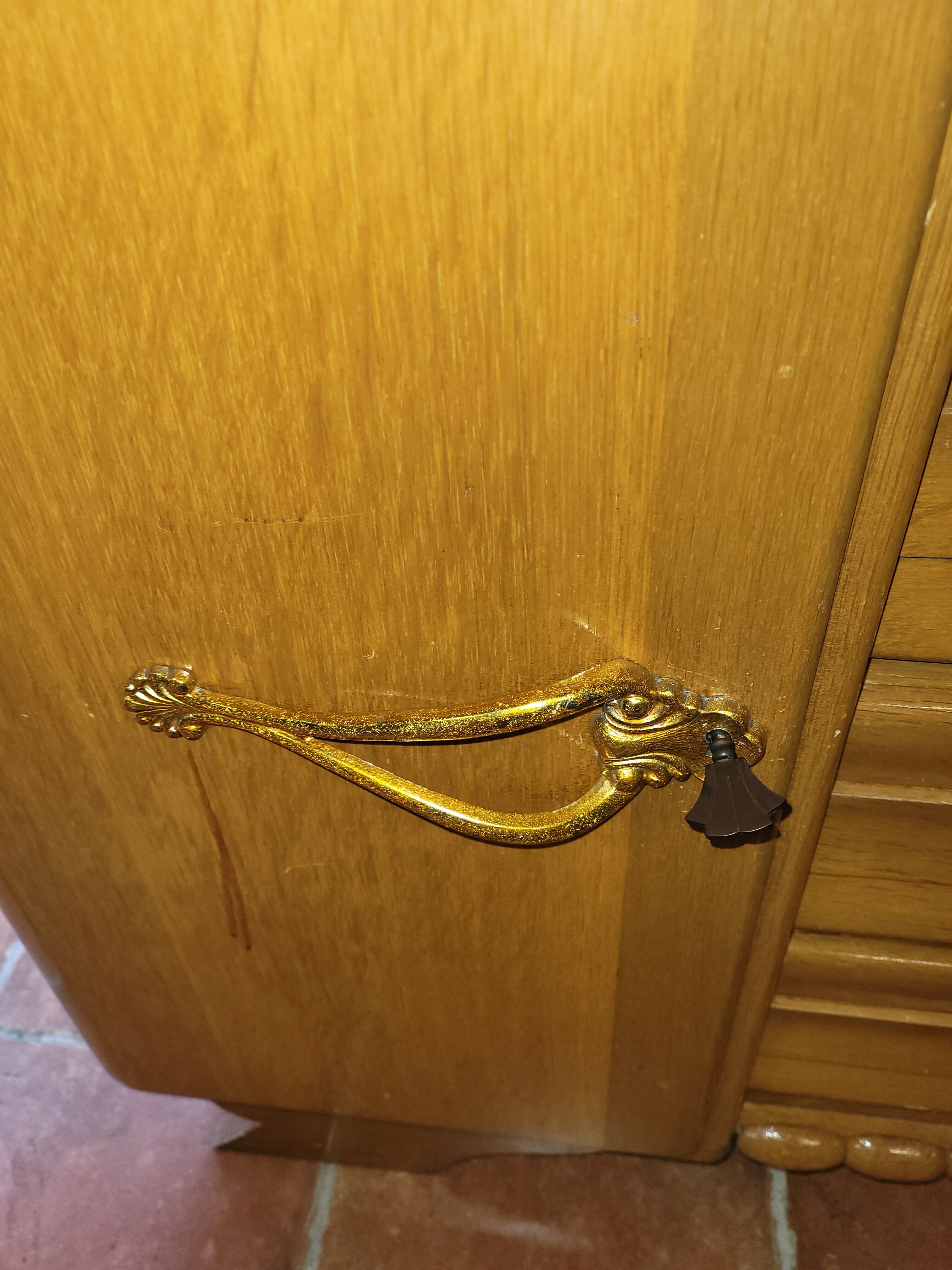 Vintage 1960s oak sideboard