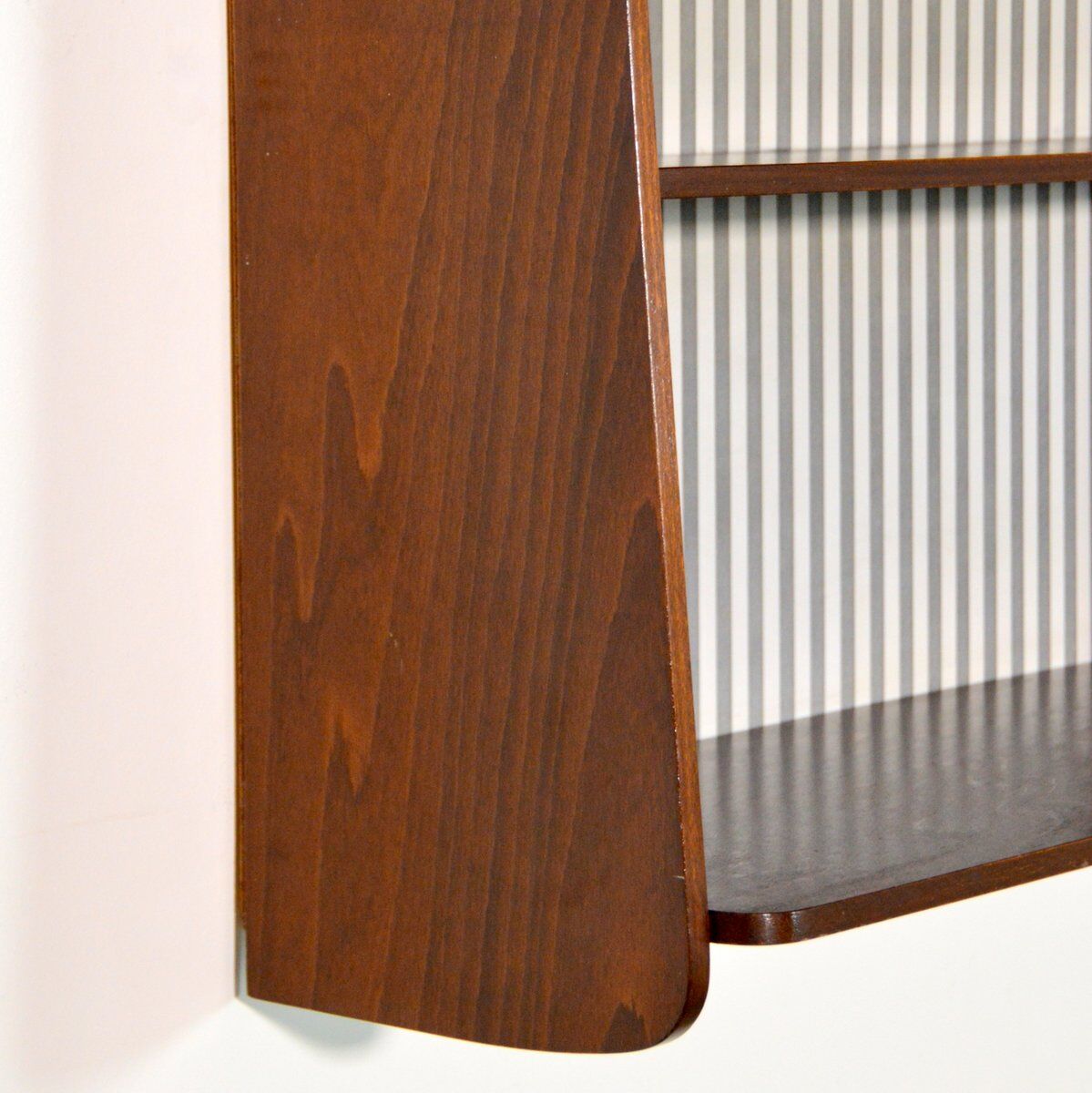 Asymmetrical Scandinavian shelf by Ilse Möbel 1950s