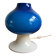 Lampe scandinave Hans-Agne Jakobsson verre bleu 60s