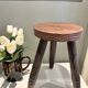 Brutalist tripod stool cottage farmhouse