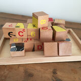 Puzzle vintage en bois babar