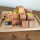 Vintage wooden puzzle babar