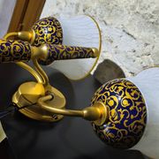 New double wall light (Le Porcellane Florence) Porcelain & Gold