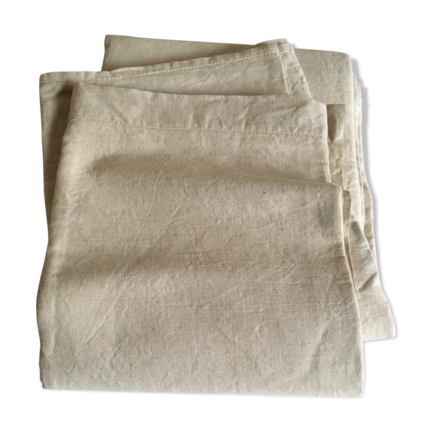 Reserve farm table in raw Métis linen 3m x 2m