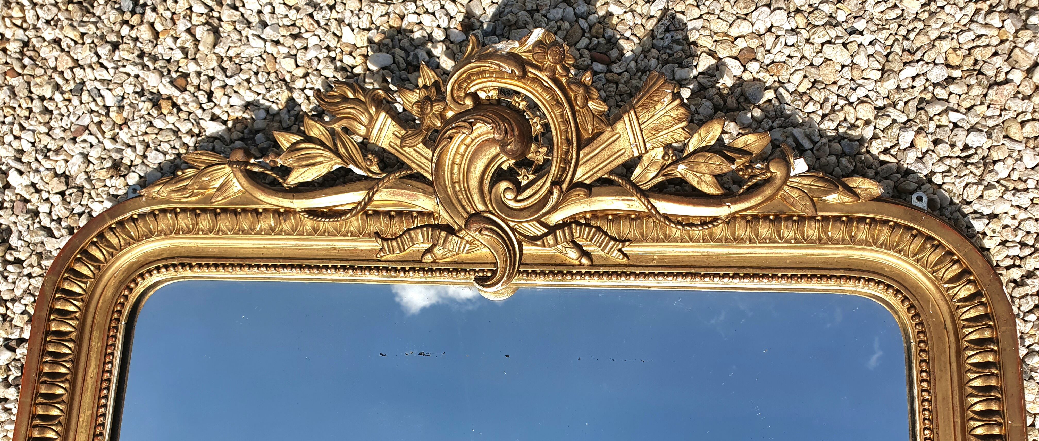 Golden mirror, 19th century