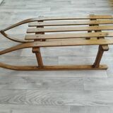 wooden sled