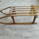 wooden sled